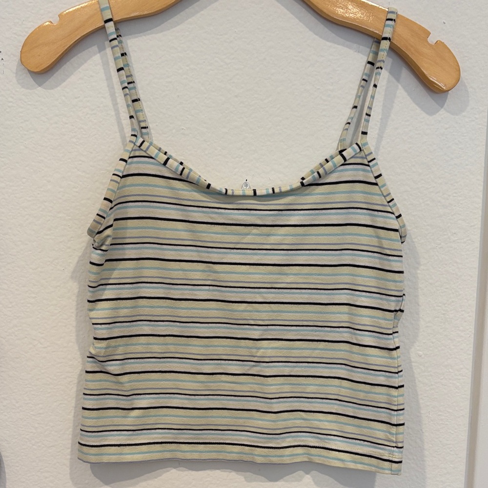Striped Spaghetti Strap Top